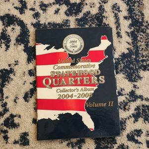 US commemorative statehood quarters collectors album 2004-2008 VII